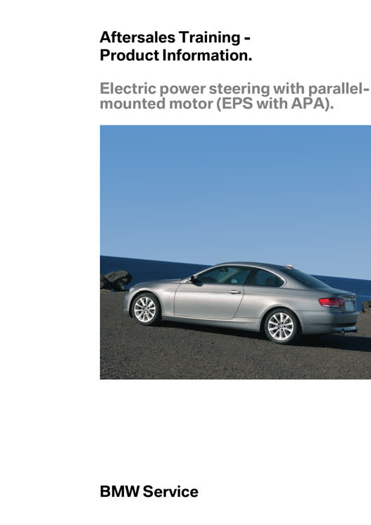 Electric power steering with parallelmounted motor (EPS with APA)